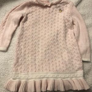 EUC TAHARI sweater dress pink size 24 months